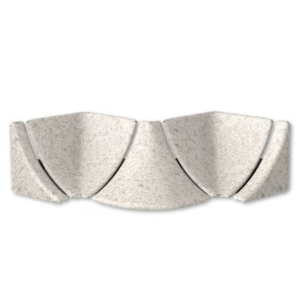 Набор для плинтуса столешницы 3м, Камешки светлый 172 (5 элем)