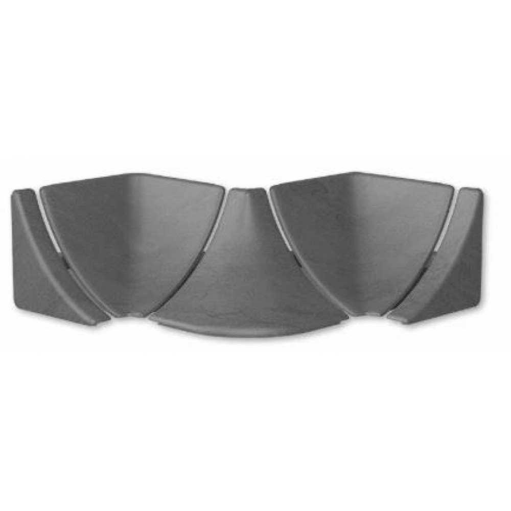 Набор для плинтуса столешницы 3м, Лофт серый 548 (5 элем)