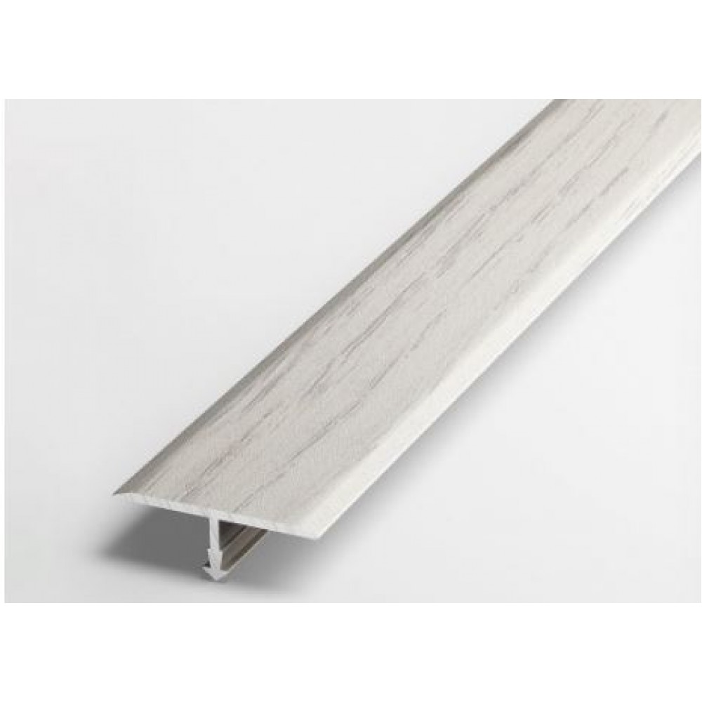 Профиль алюминиевый АС 11, Т-образ.(0,9м) дуб арктический, 26мм-8..11мм