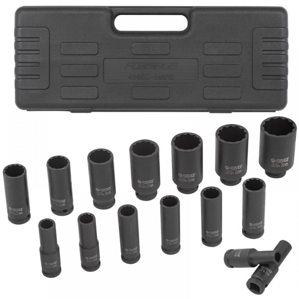 Набор головок ударных - 15 пр. 12гр. F-4166D-9MPB 52976