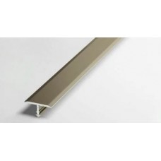 Профиль алюминиевый АС 11, Т-образ.(1,8м) шампань, 26мм-8..11мм
