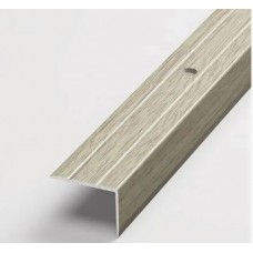 Профиль алюминиевый Д  3 (0,9м) дуб выбеленный 173, 24х18мм