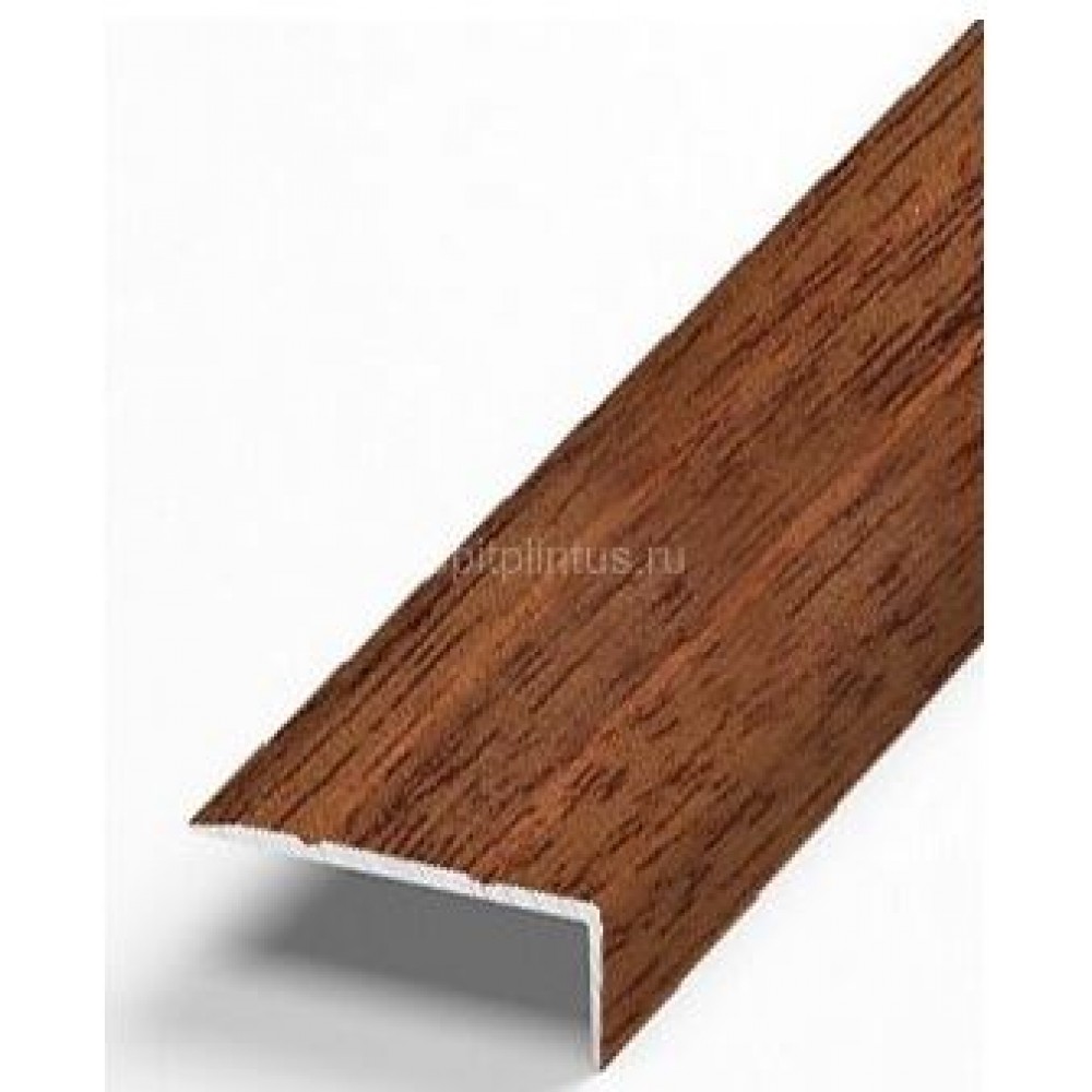 Профиль алюминиевый Д  3 (0,9м) дуб темный 091, 24х18мм