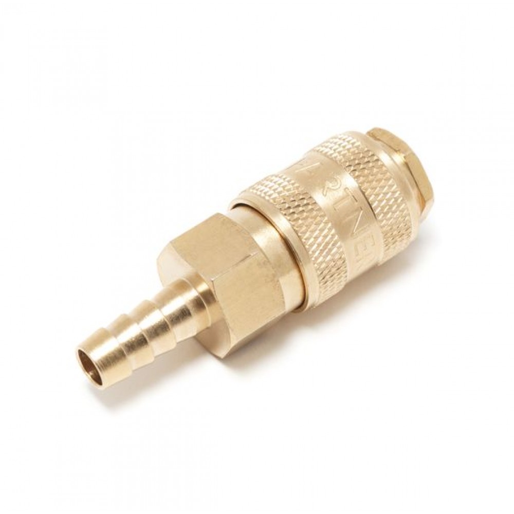 Быстроразъем пневматический с клапаном "елочка" 8мм F-BSE1-3SH Быстроразъем пневматический с клапаном "елочка" 8мм F-BSE1-3SH