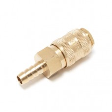 Быстроразъем пневматический с клапаном   "елочка" 8мм F-BSE1-3SH