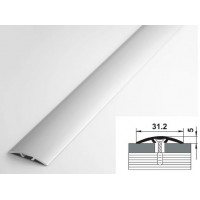 Профиль алюминиевый В 1 (1,8м) серебро, 31,2мм
