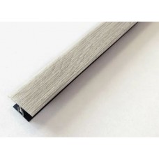 Профиль алюминиевый АС 11, Т-образ.(0,9м) дуб винтаж св.серый п07 (с крепежом)  26мм-8..11мм