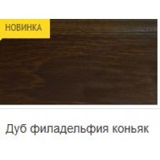 Профиль алюминиевый АС 11, Т-образ.(1,8м) дуб филадельфия коньяк п03, 26мм-8..11мм
