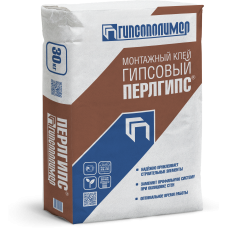 Клей для гипсоплиты ПЕРЛГИПС мешок 30кг