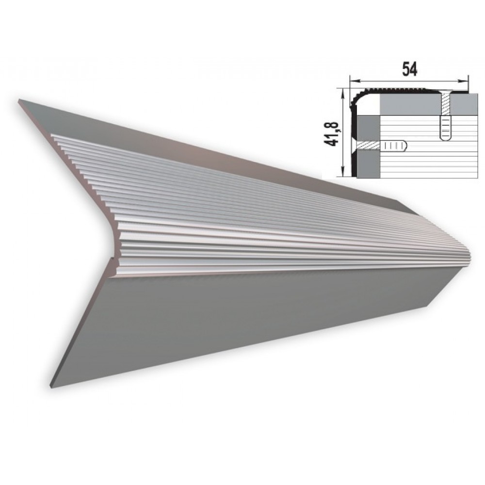 Профиль алюминиевый Д 15 (1,8м) шампань, 54х41,8мм Профиль алюминиевый Д 15 (1,8м) шампань, 54х41,8мм