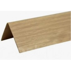 Угол ПВХ 30*30 мм 2,7м Шимо светлый  с тиснением  двухсторонний 