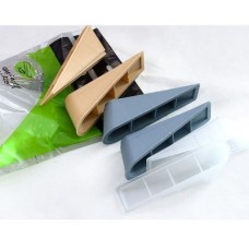 Фиксатор (клин)  для двери, прозрачный (2шт)