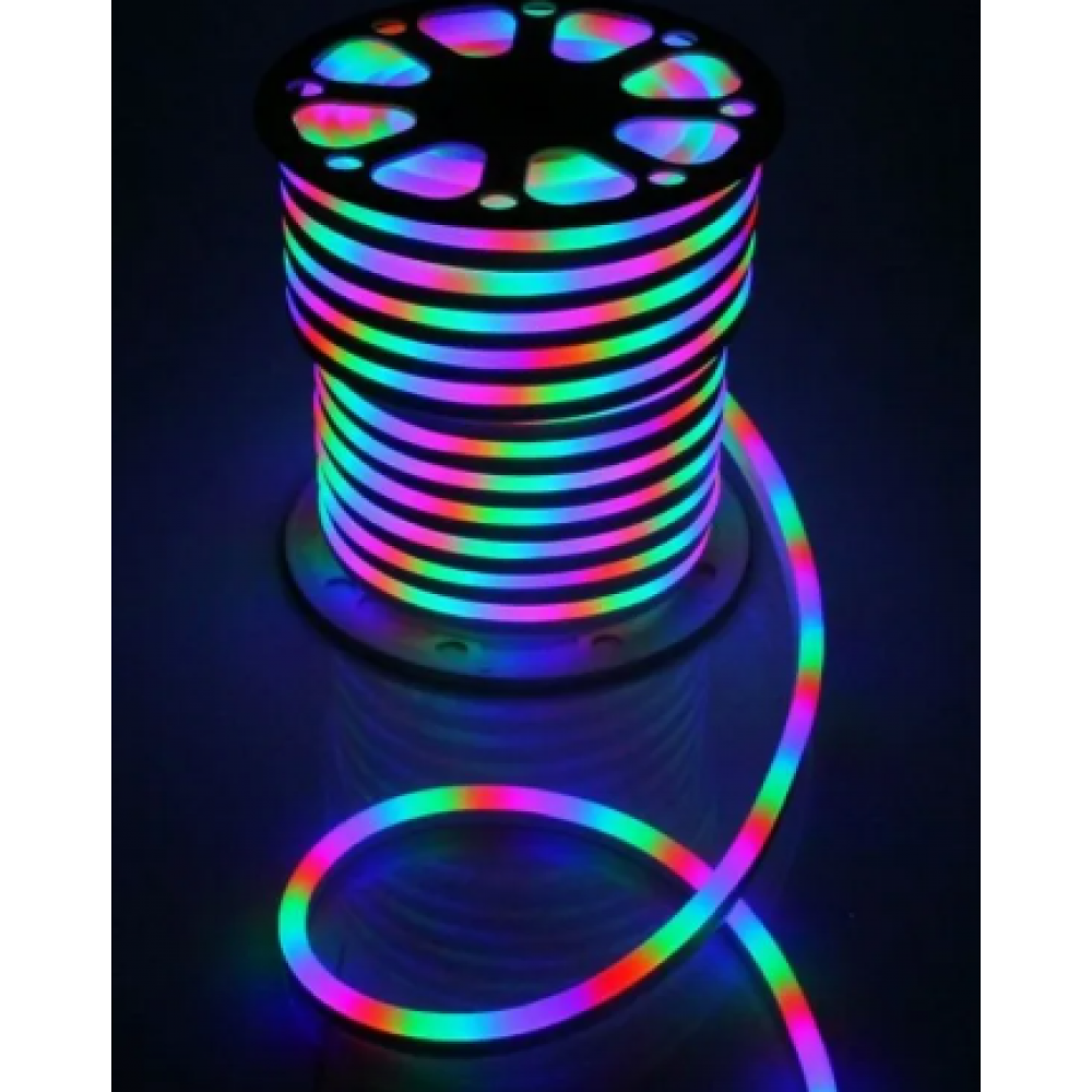 Гибкий неон 12В 9,6Вт/м IP67 RGB 513010