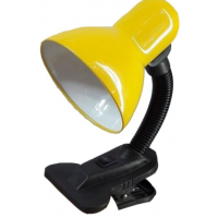 Светильник настольный на прищепке желтый 800126