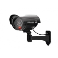 Муляж камеры видеонаблюдения настенный уличный DVC-2-BL 3АА черный IP65