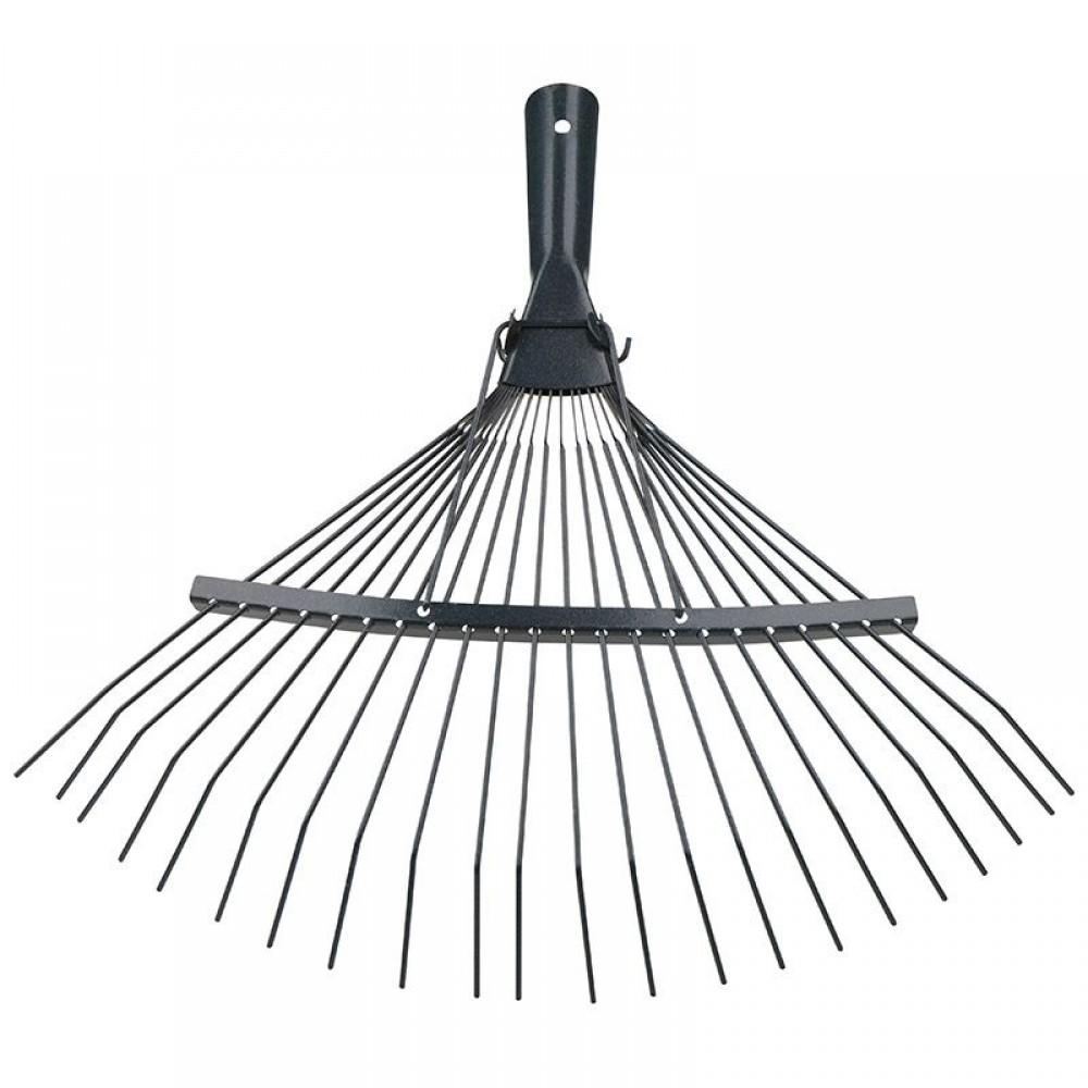 Грабли веерные пластинчатые 22зуб. рельсовая сталь