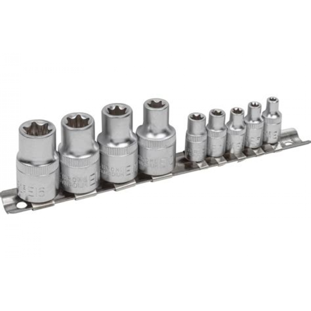 Набор насадок 1/2" Е профиль 9 предмет BM-4098