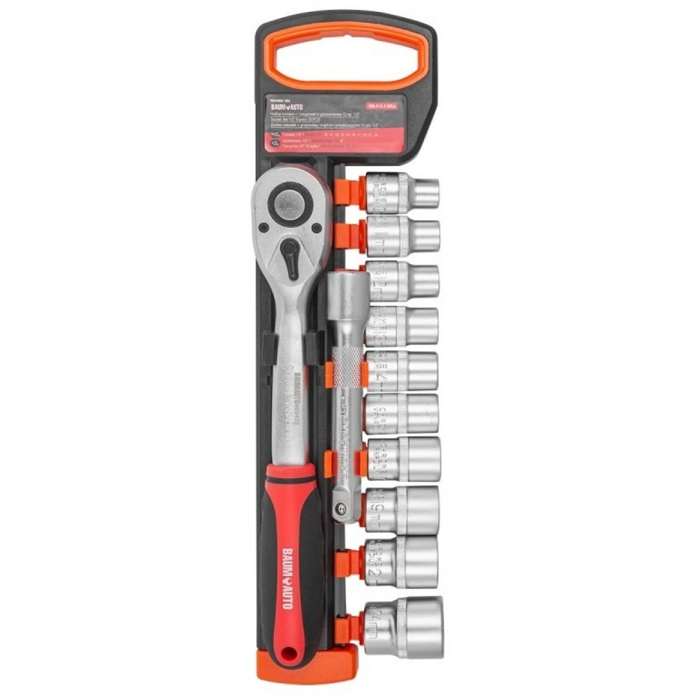 Набор головок с трещеткой 12 предмет 1/2 BM-012-5MSA 54781