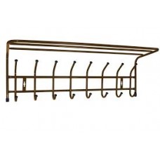 Вешалка настенная с полкой 8 крючков антик ВП8/А