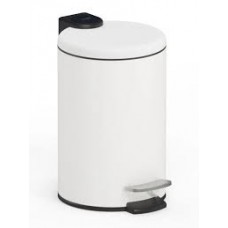 Ведро д/туалета 3л с педалью белое 