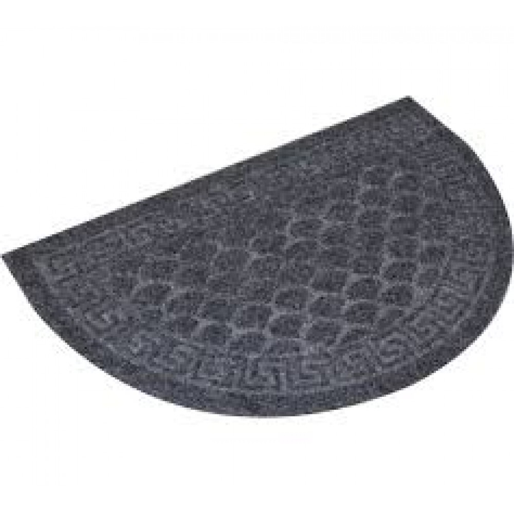 Коврик влаговпит. Прест 40х60см Афина полукруг серый Коврик влаговпит. Прест 40х60см Афина полукруг серый