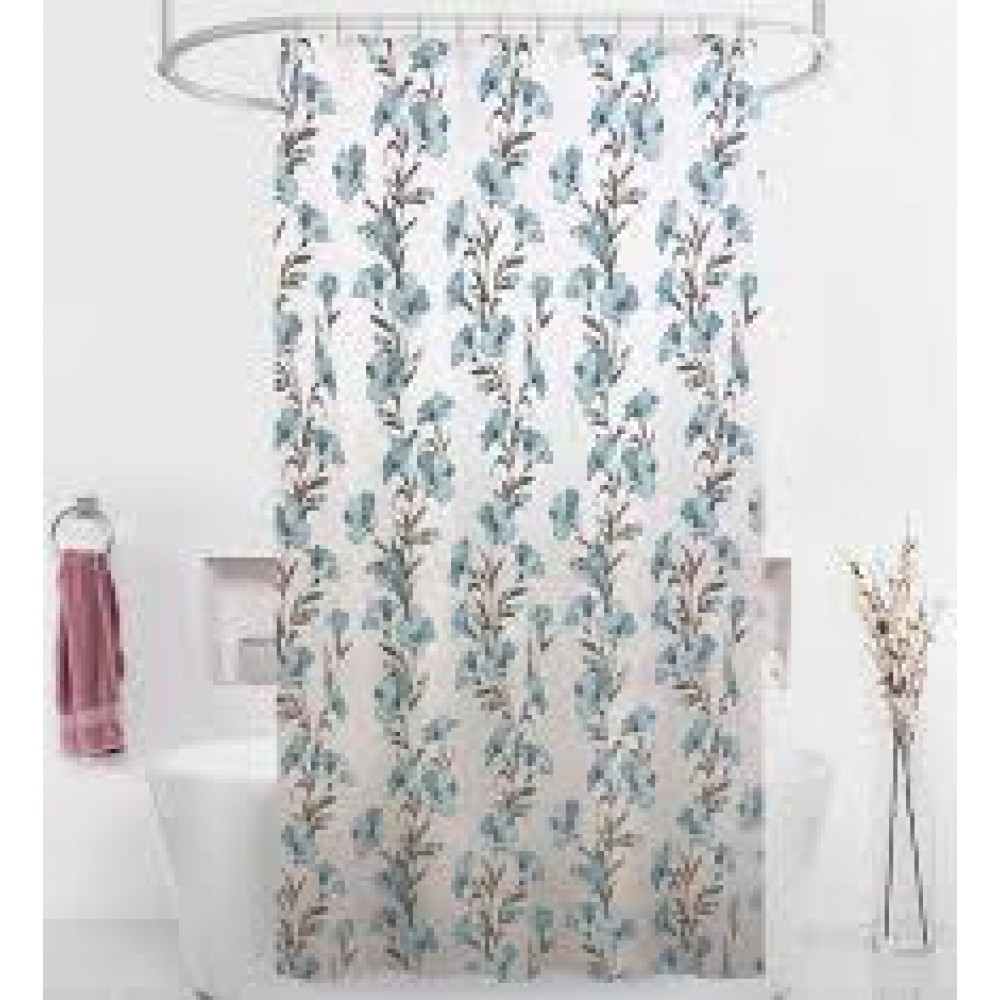 Шторка для ванной 178*183 PEVA Васильки GX005-P1