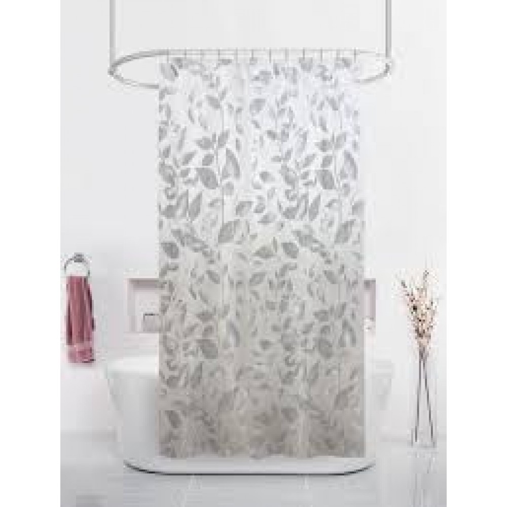 Шторка для ванной 178*183 PEVA Серебряный иней GX005-P2