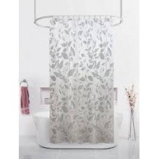 Шторка для ванной 178*183 PEVA Серебряный иней GX005-P2