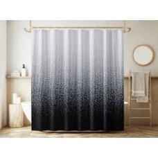 Шторка для ванной 180*200 Пиксель серый ВТ-821006