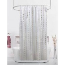 Шторка для ванной 180*200 Золотые линии ВТ-829912