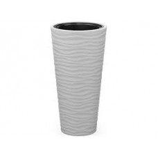 Кашпо Оазис 63л со вставкой 13л серое 