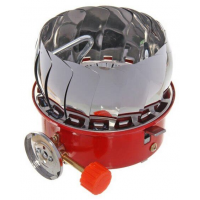 Плита газовая портативная 2-х комфорочная с переходником