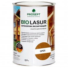 Лак- Антисептик лессирующий защитно-декоративный Орех PROSEPT BIO LAZUR 0.9л (037-09)