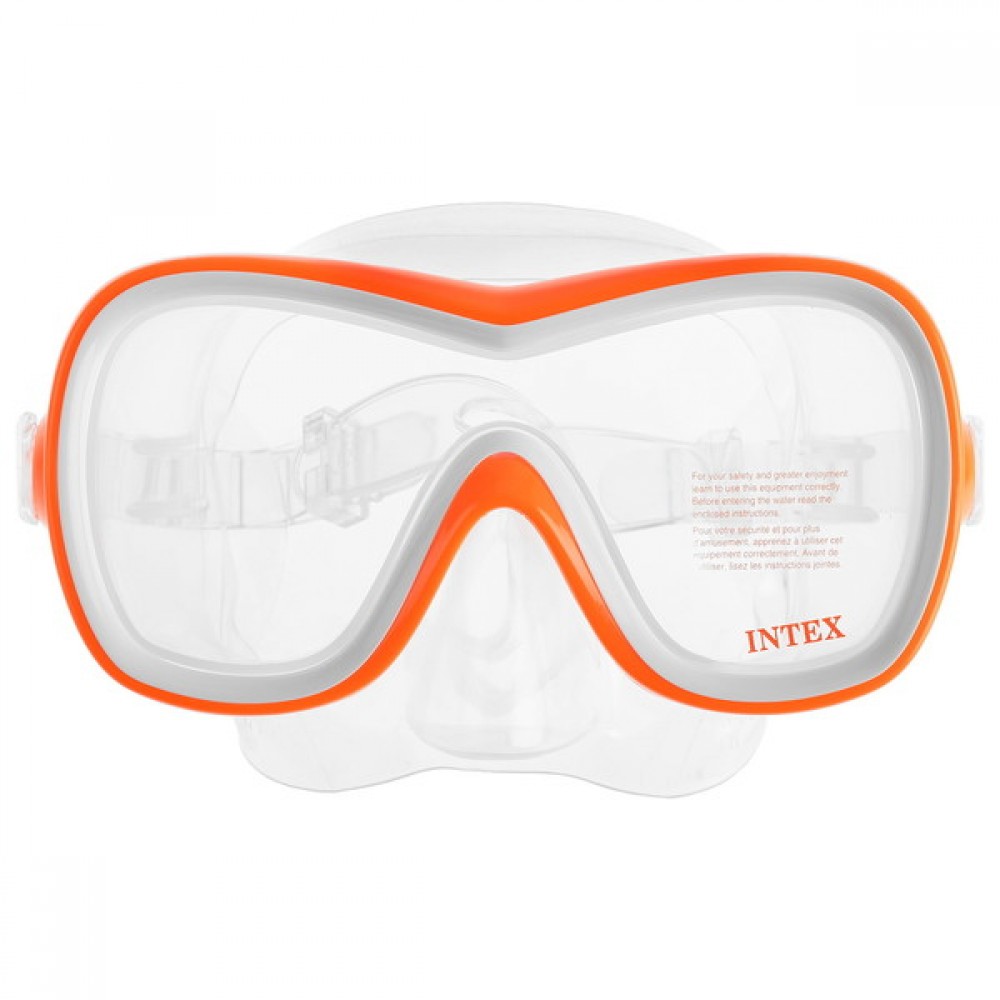 Маска для подводного плавания от  8 лет, Wave Rider Intex (55978) 274-140