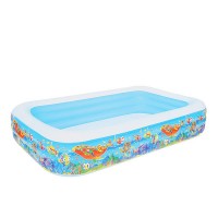 Бассейн надувной прямоуг. 229*152*56см Happy Flora Bestway (54120)810-449 РАСПРОДАЖА АКЦИЯ 25%