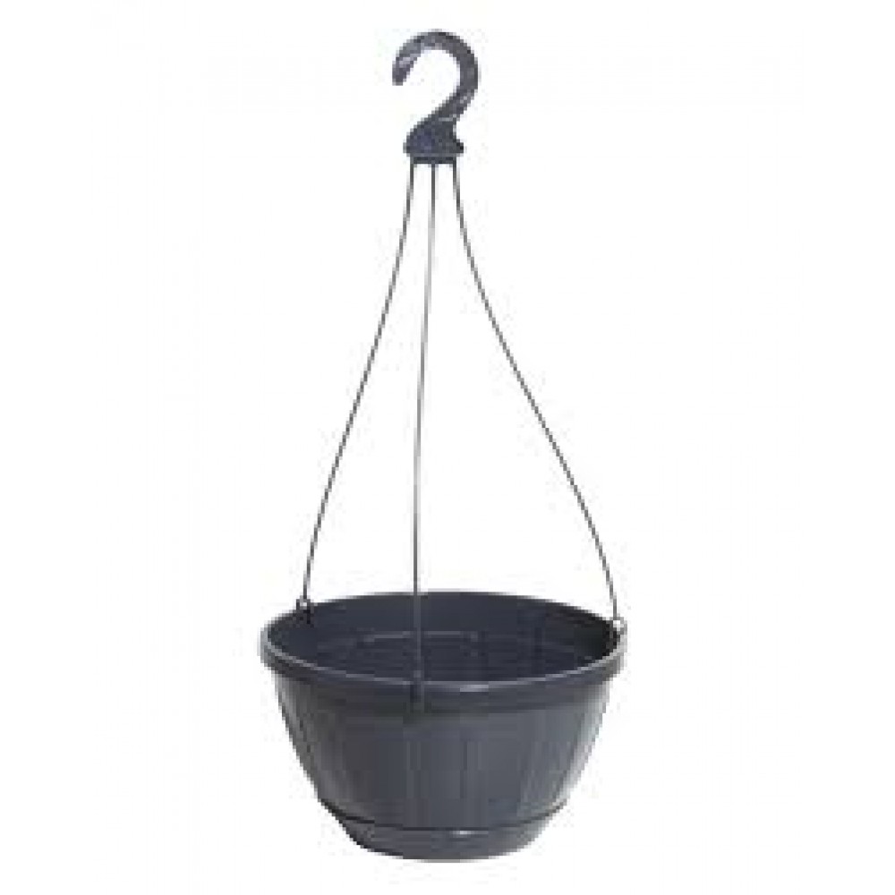 Кашпо Подвесное 4л графит В0727