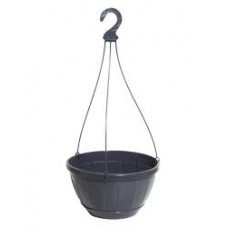 Кашпо Подвесное 4л графит В0727