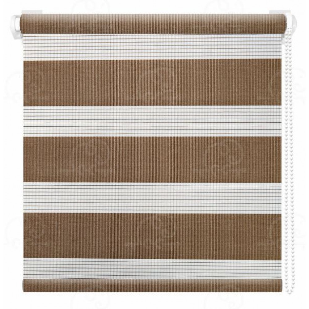 Ролета День-Ночь  110*160 Кофейный. Баланс