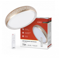 Светильник потолочный  светодиодный COMFORT HONEY 75Вт 230В 3000-6500К 6000Лм 500х120мм с ПДУ