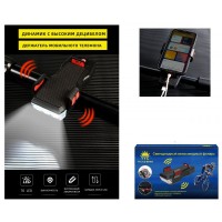 Фонарик для велосипеда держатель+аккумулятор+зарядка от Micro YYC-CD-BF909