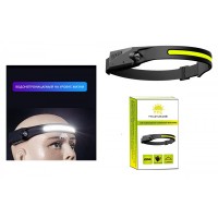 Фонарик налобный+аккумулятор+зарядка Micro YYC-GY-25 COB