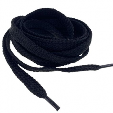 Шнурки REGULAR плоские широкие 70см черные