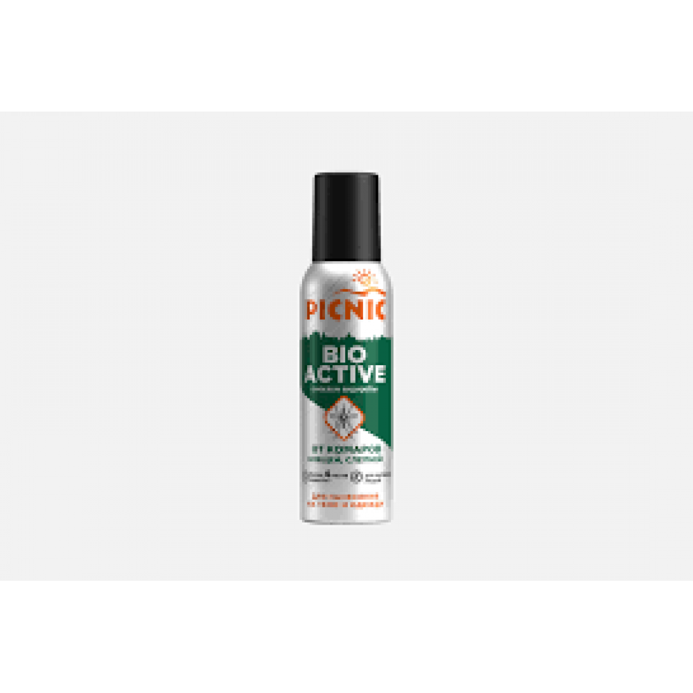 Аэрозоль от комаров и клещей 125мл Пикник Bio Active