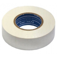 Изолента (0.13мм*19мм*20м)белая (L-ON)