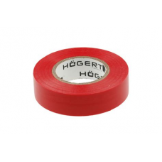 Изолента (0.13мм*19мм*20м)красная HOEGERT