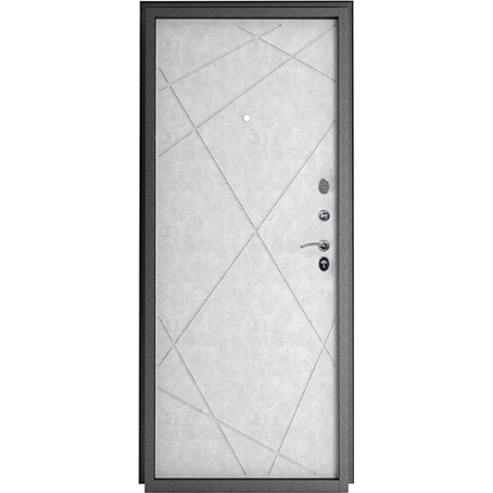 Дверь метал. ФОРТЕ МП антик серебро 2050*860 левая Дверь метал. ФОРТЕ МП антик серебро 2050*860 левая