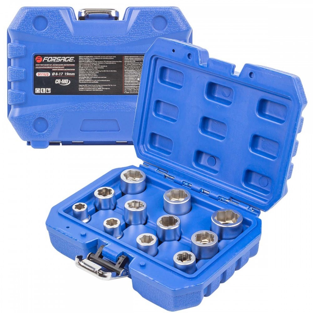 Набор головок-экстракторов F-911U2 52207 