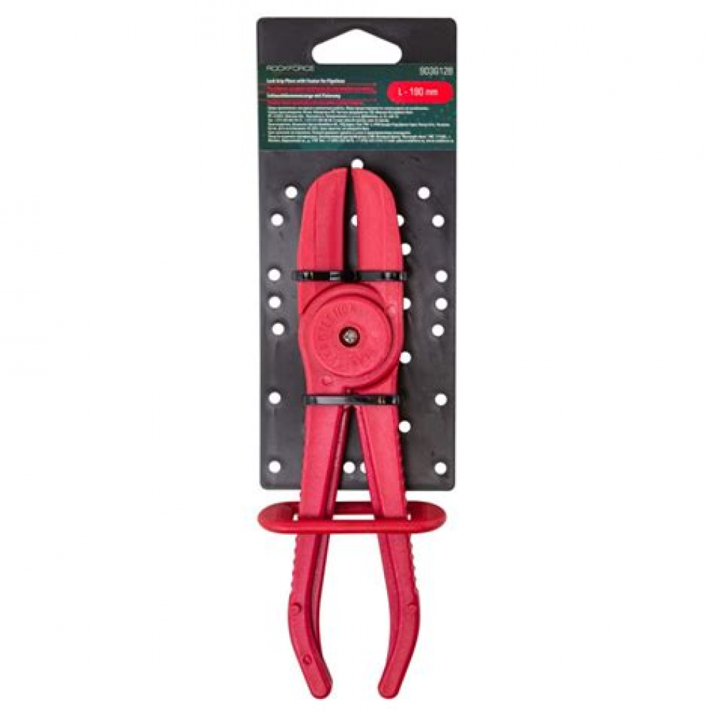 Зажим пластиковый для шлангов с фиксатором (L-155мм) F-903G12C 27377