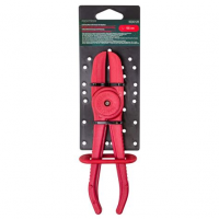 Зажим пластиковый для шлангов с фиксатором изогнутый 90°(L-155мм) F-903G18C 27380