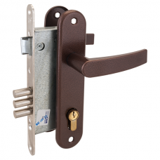 Замок врезной Рязань ЗВ4 4-3 м/о 85 с/руч медь (78104) 4329 Замок врезной Рязань ЗВ4 4-3 м/о 85 с/руч медь (78104) 4329